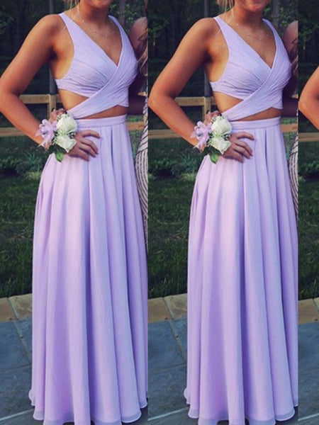 V Neck A Line Long Lavender Prom Dress, Long Lavender Bridesmaid Dress morievent V Neck A Line Long Lavender Prom Dress, Long Lavender Bridesmaid Dress morievent