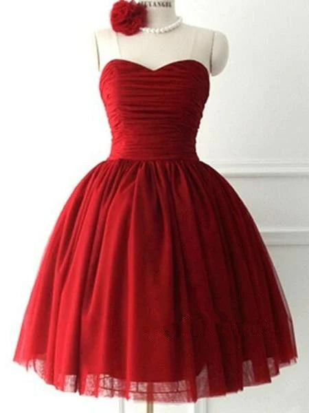 Custom Made Short Burgundy Prom Dress, Burgundy Bridesmaid Dress, Grad morievent Custom Made Short Burgundy Prom Dress, Burgundy Bridesmaid Dress, Grad morievent