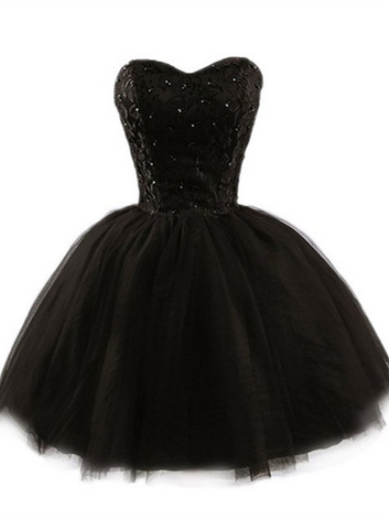 Black Lace Prom Dress, Black Lace Homecoming Dress morievent Black Lace Prom Dress, Black Lace Homecoming Dress morievent