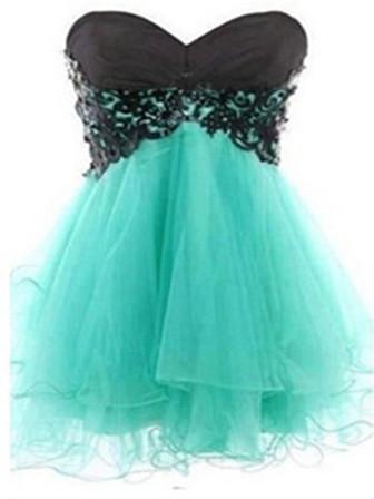 Short Lace Prom Dress, Turquoise Lace Homecoming Dress morievent Short Lace Prom Dress, Turquoise Lace Homecoming Dress morievent