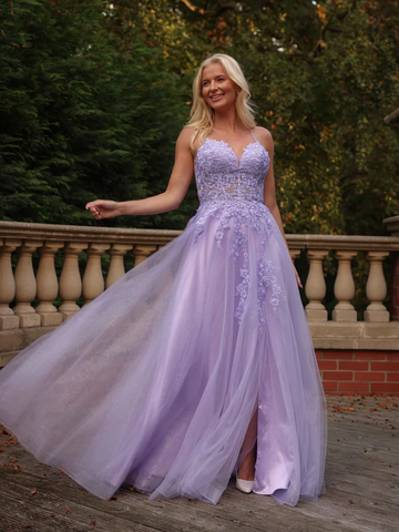 V Neck A Line Long Lavender Prom Dress, Long Lavender Bridesmaid Dress morievent V Neck A Line Long Lavender Prom Dress, Long Lavender Bridesmaid Dress morievent