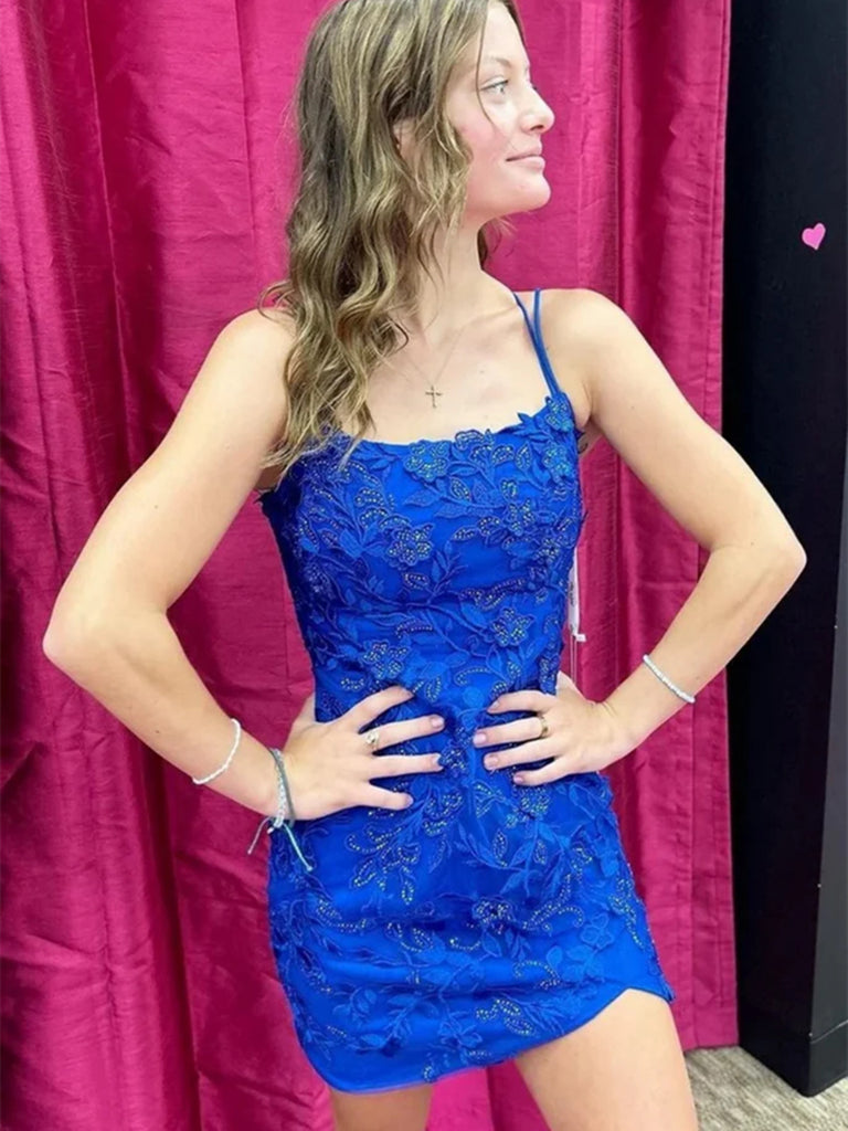 short mermaid prom dress Sparkly Sexy Halter Asymmetric Short Mermaid Prom Dress, PD3515 SposaBridal