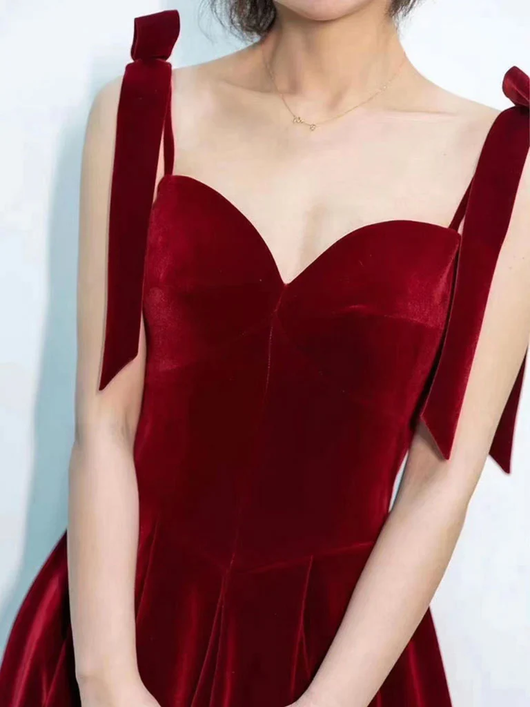 Sweetheart Neck Burgundy Velvet Long Prom Dresses, Sweetheart Neck Bur morievent Sweetheart Neck Burgundy Velvet Long Prom Dresses, Sweetheart Neck Bur morievent