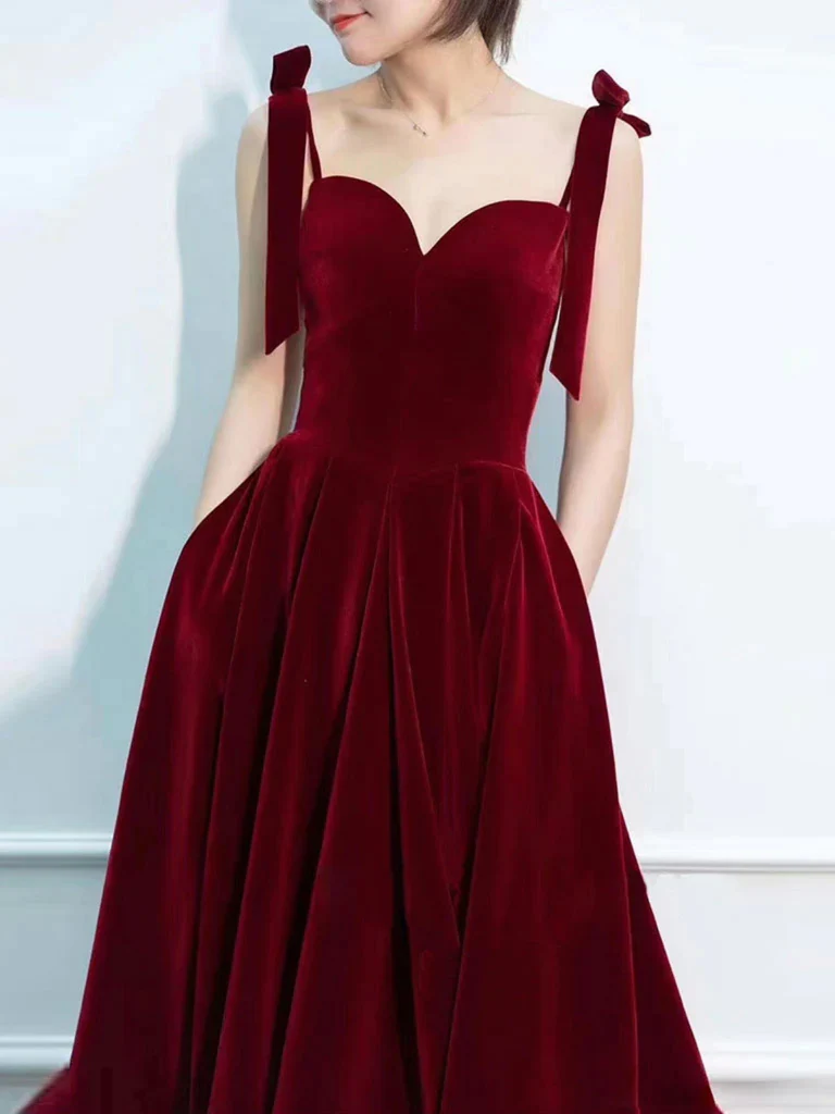 Sweetheart Neck Burgundy Velvet Long Prom Dresses, Sweetheart Neck Bur morievent Sweetheart Neck Burgundy Velvet Long Prom Dresses, Sweetheart Neck Bur morievent