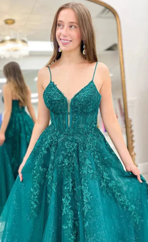 emerald green lace bridesmaid dresses Dark green lace off shoulder bridesmaid dress many styles