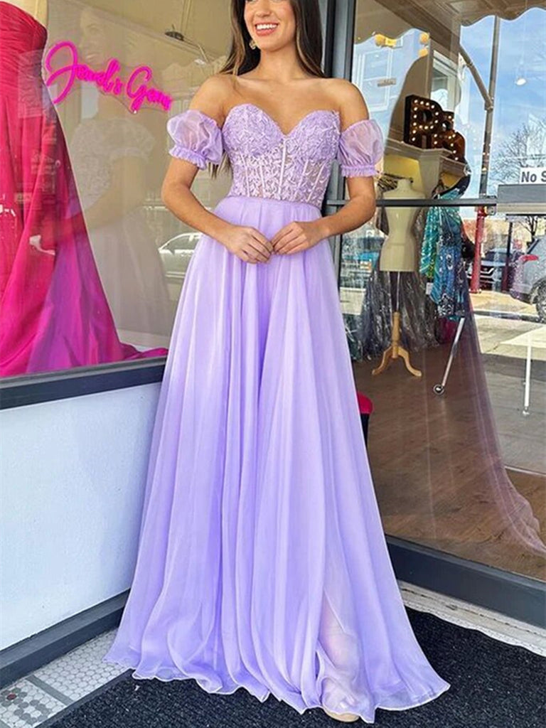 Strapless Sweetheart Neck Purple Lace Long Prom Dress, Lavender Lace Formal Dress, Lilac Evening Dress Strapless Sweetheart Neck Purple Lace Long Prom Dress, Lavender Lace Formal Dress, Lilac Evening Dress