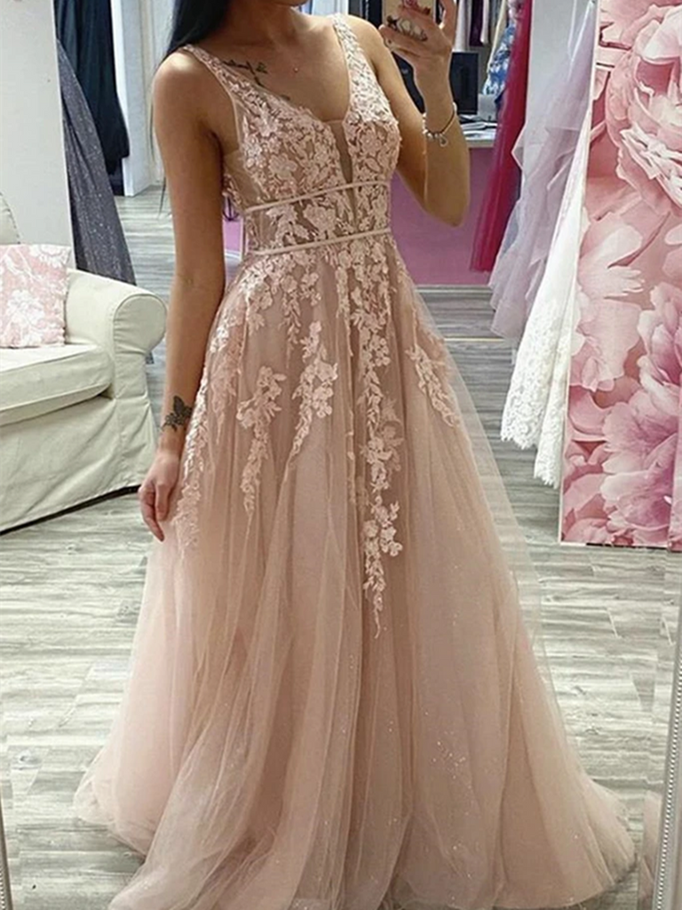 Blush pink 2025 formal dress