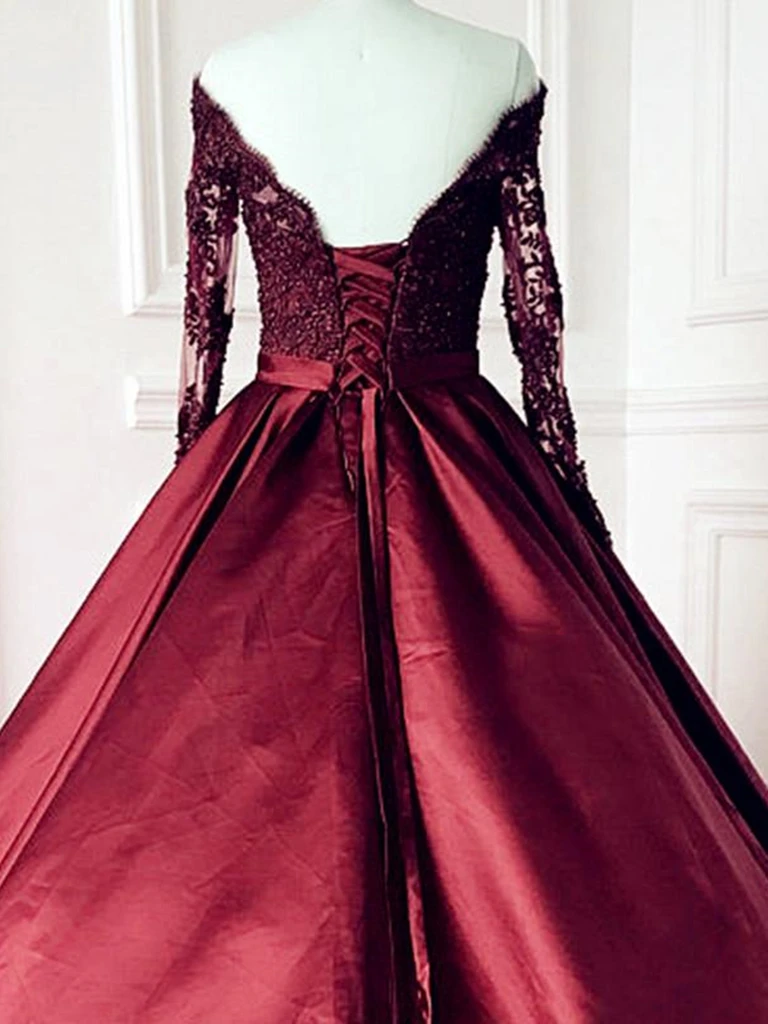 wine red lace prom dress Azazie 2026 Corset Lace Up Mermaid Prom Dress Wine Gown