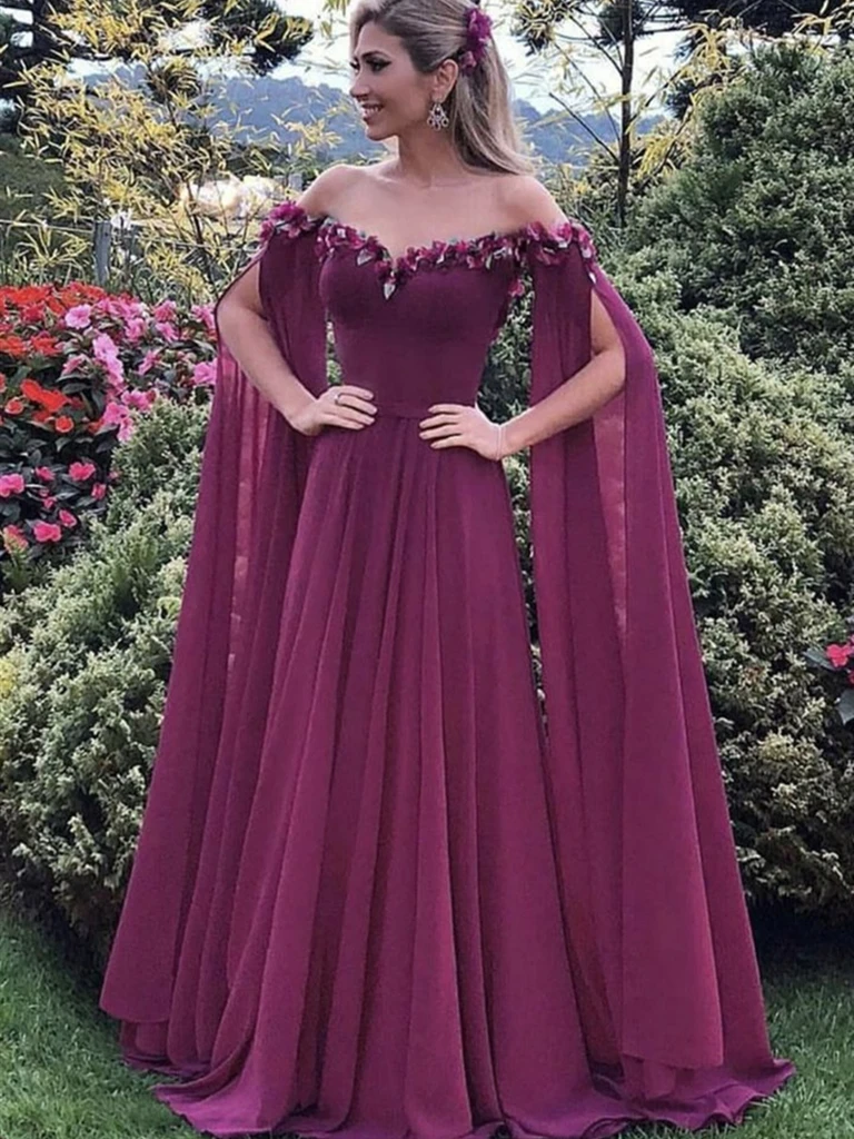 Wedding Dresses Beautiful Purple Gown | Organza Al Ahmar unique wedding  dress | Gowns, Ball dresses, Ball gowns