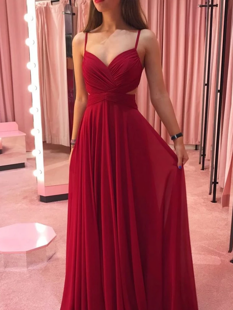 V Neck Burgundy Chiffon Long Prom Dresses, V Neck Burgundy Chiffon Long Formal Evening Dresses V Neck Burgundy Chiffon Long Prom Dresses, V Neck Burgundy Chiffon Long Formal Evening Dresses
