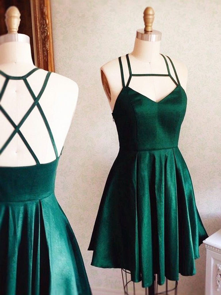 V Neck Green Short Prom Dresses, Green Short Homecoming Graduation Eve morievent V Neck Green Short Prom Dresses, Green Short Homecoming Graduation Eve morievent