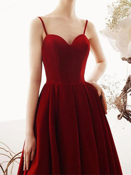 Sweetheart neck burgundy prom dresses,  Burgundy formal evening dresses