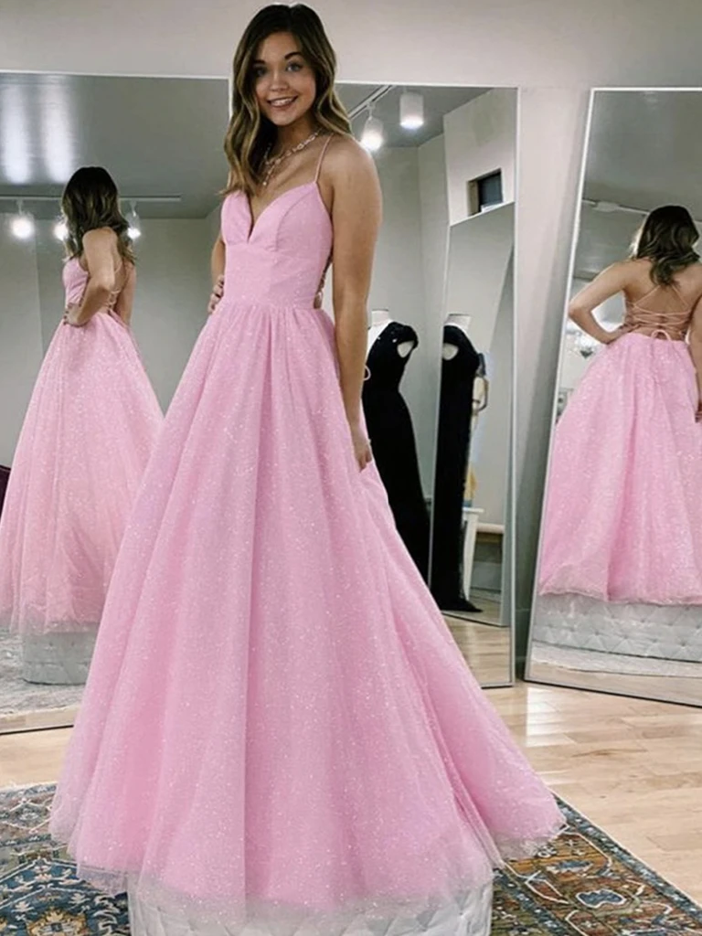Pale pink formal 2024 dress