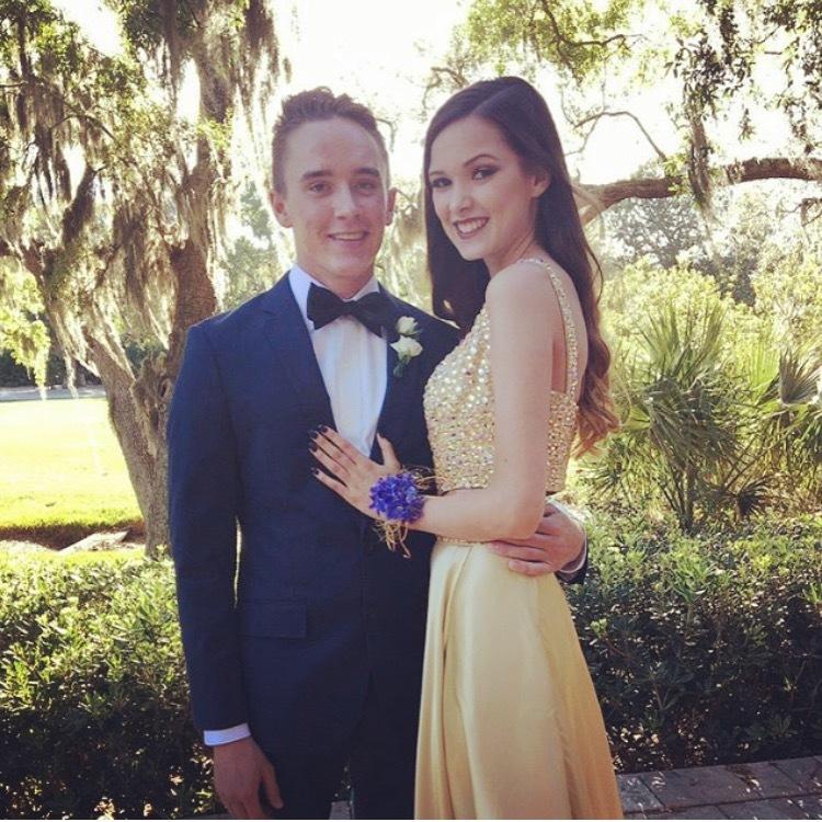 A Line V Neck 2 Pieces Red/Yellow/Blue Prom Dress, 2 Pieces Formal Dre morievent A Line V Neck 2 Pieces Red/Yellow/Blue Prom Dress, 2 Pieces Formal Dre morievent