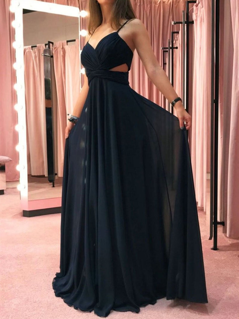 La Femme Long Simple Sleek Prom Dress - PromGirl