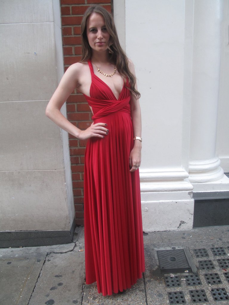 A Line V Neck Red Long Prom Dresses, V Neck Red Formal Evening Graduation Dresses