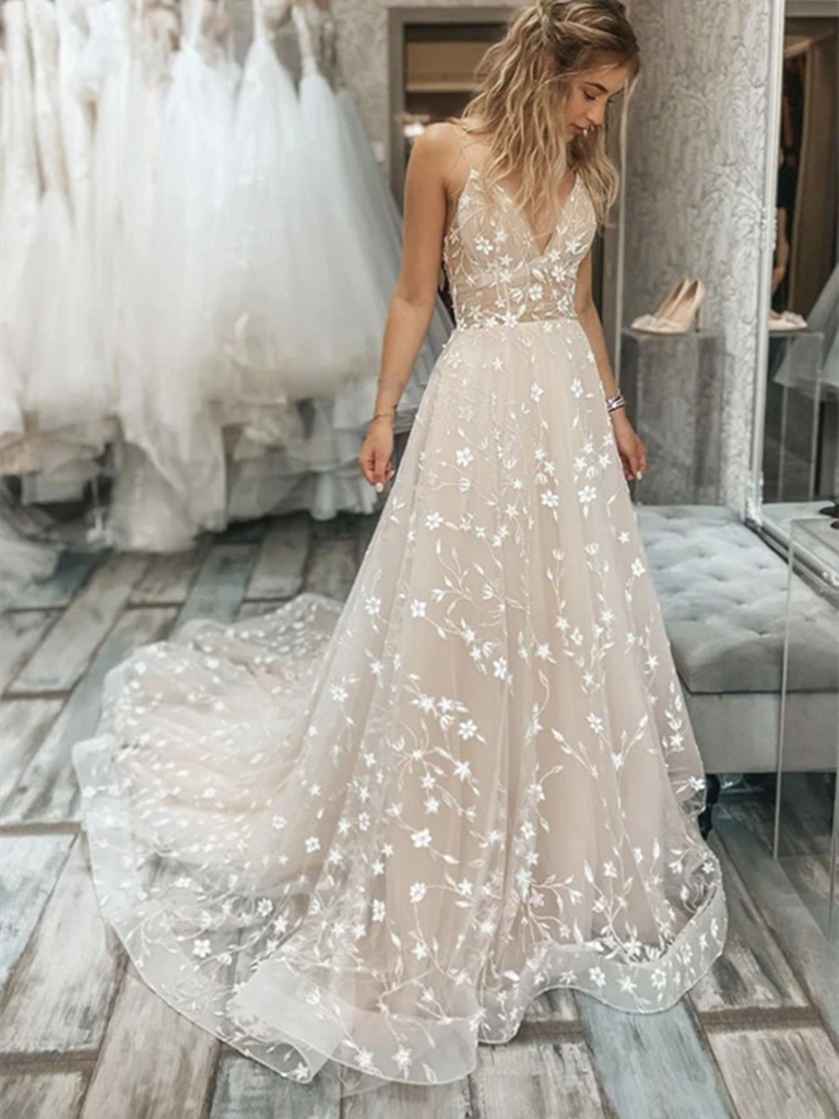 Champagne and lace dresses hot sale