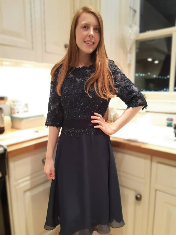 Black evening dresses short hot sale