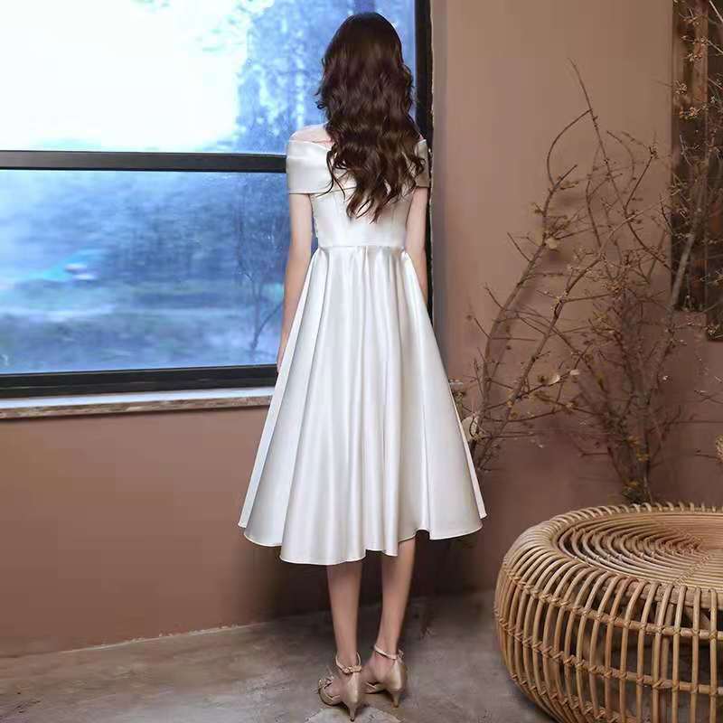 Off Shoulder Short White Prom Dress, Off Shoulder Homecoming Dress, Gr morievent Off Shoulder Short White Prom Dress, Off Shoulder Homecoming Dress, Gr morievent