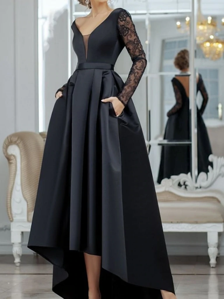 Long Sleeve Designer Dresses | Women's High End Gowns Online – NewYorkDress