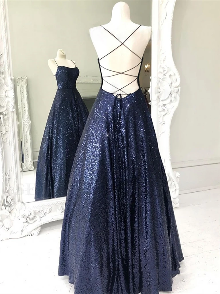 navy blue backless dress QNI Fishtail Halter Neck Maxi Dress with Slit Deep V Neck Floral Print Bodycon Dress Club Night Outfit (Blue,Small) : Clothing, Shoes & Jewelry Embrace your inner diva with this dazzling piece Shiny Navy Blue Backless Long