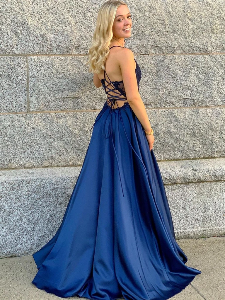Dresses For Girls Prom Dress Australian Gown Websites A Line V Neck Blue Lace Beaded Long Prom Dresses, Blue Lace Formal Eve Morievent Dresses For Girls Prom Dress Australian Gown Websites A Line V Neck Blue Lace Beaded Long Prom Dresses, Blue Lace Formal Eve Morievent