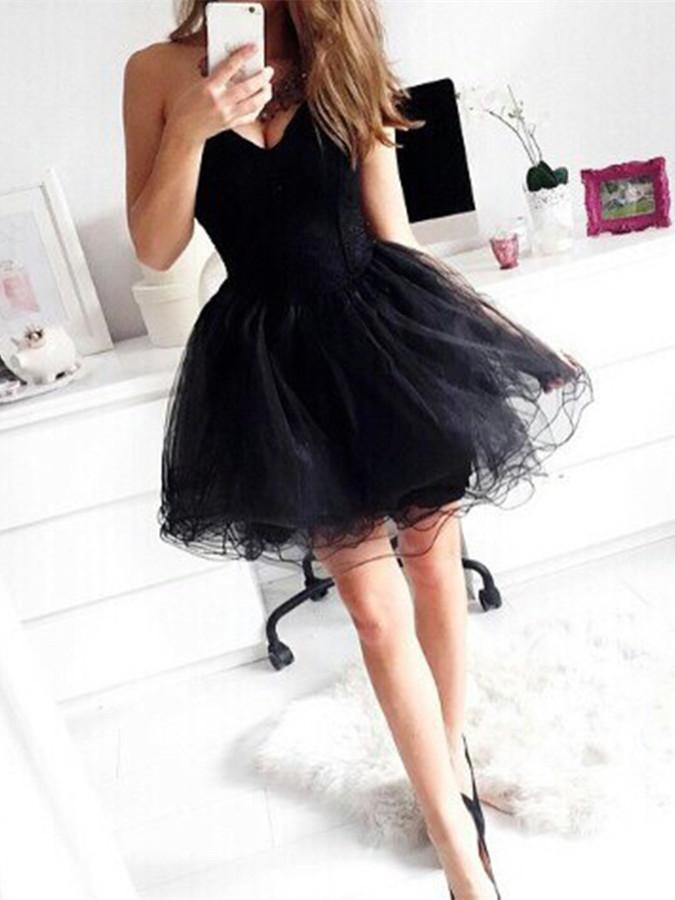 Black Short Prom Dresses, Short Black Homecoming Dresses/ Graduation D morievent Black Short Prom Dresses, Short Black Homecoming Dresses/ Graduation D morievent