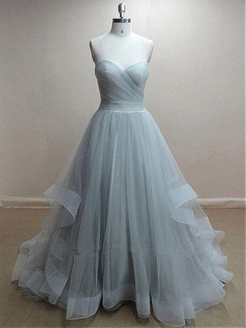Custom Made Sweetheart Neck Floor Length Prom Dress, Prom Gown, Formal Dress